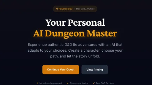 screenshot of soloquest hero image